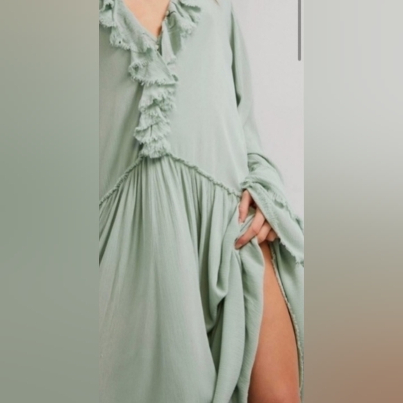 FREE PEOPLE SWEET DARLIN Maxi Dress Womens Size Small SEE MEASUREMENTS - Picture 8 of 11